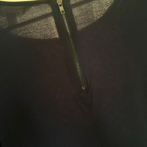 Market & Spruce Blue Lace Blouse - Picture 8 of 8